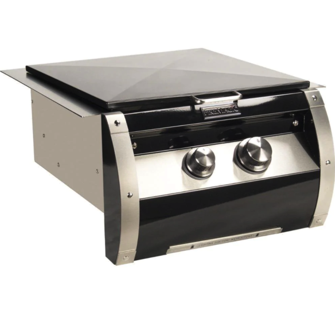 Fire Magic Echelon Black Diamond Built-In Natural Gas Power Burner W/ Stainless Steel Grid - 19-H5B1N-0 - Fire Magic Grills