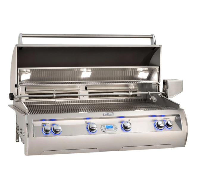 Fire Magic Echelon Diamond E1060I 48-Inch Built-In Propane Gas Grill W/ One Infrared Burner, Rotisserie, & Digital Thermometer - E1060I-8L1P - Fire Magic Grills