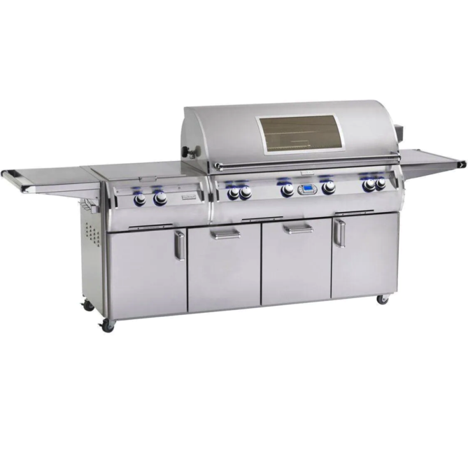 Fire Magic Echelon Diamond E1060S 48-Inch Propane Gas Grill W/ Power Burner, One Infrared Burner, Magic View Window, Rotisserie, & Digital Thermometer - E1060S-8L1P-51-W - Fire Magic Grills