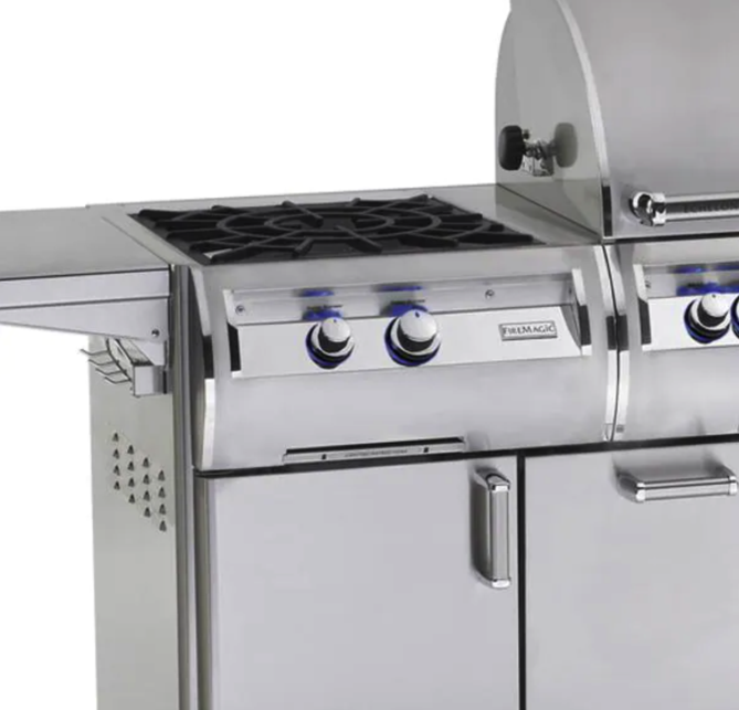 Fire Magic Echelon Diamond E1060S 48-Inch Propane Gas Grill W/ Power Burner, One Infrared Burner, Magic View Window, Rotisserie, & Digital Thermometer - E1060S-8L1P-51-W