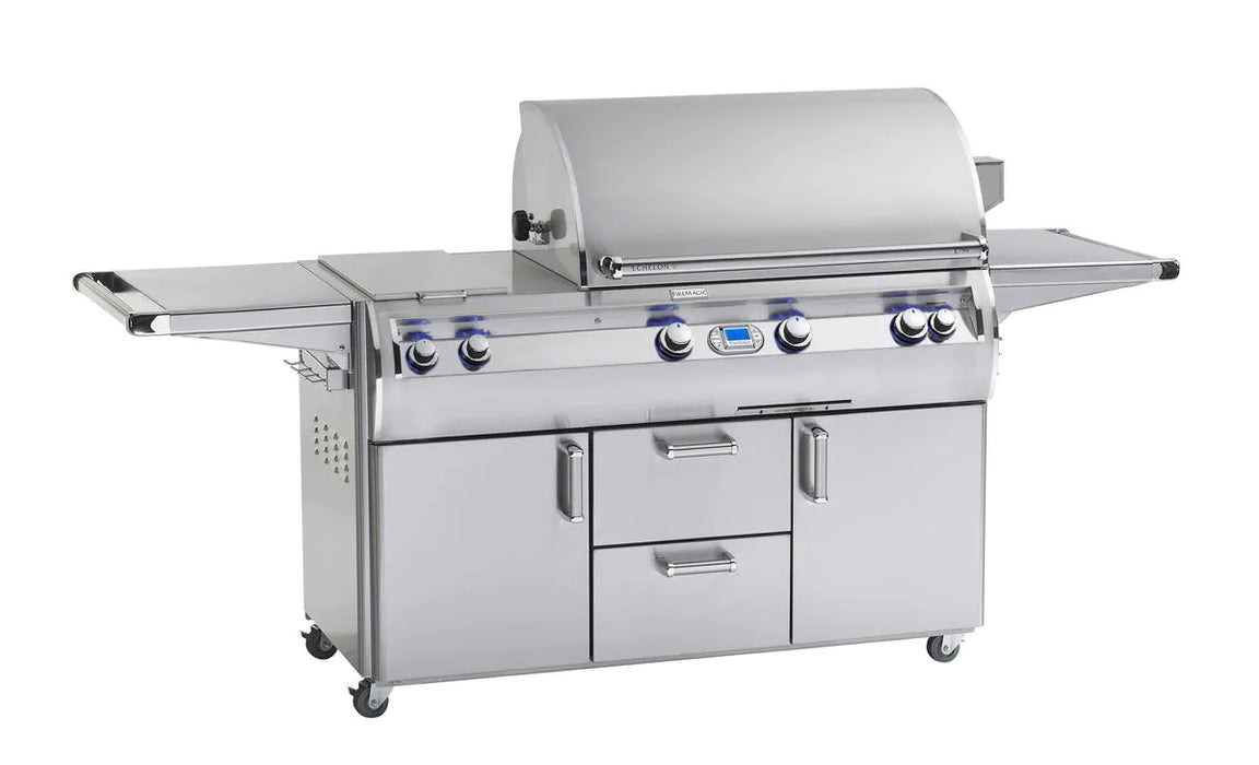 Fire Magic Echelon Diamond E790s 36" Freestanding Gas Grill With Rotisserie, Double Side Burner & Digital Thermometer, Natural Gas - E790S-8E1N-71