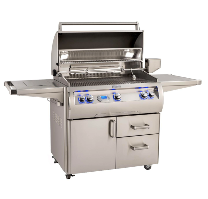 Fire Magic Echelon Diamond E790S 36-Inch Propane Gas Grill W/ Side Burner, One Infrared Burner, Rotisserie, & Digital Thermometer - E790S-8L1P-62 - Fire Magic Grills