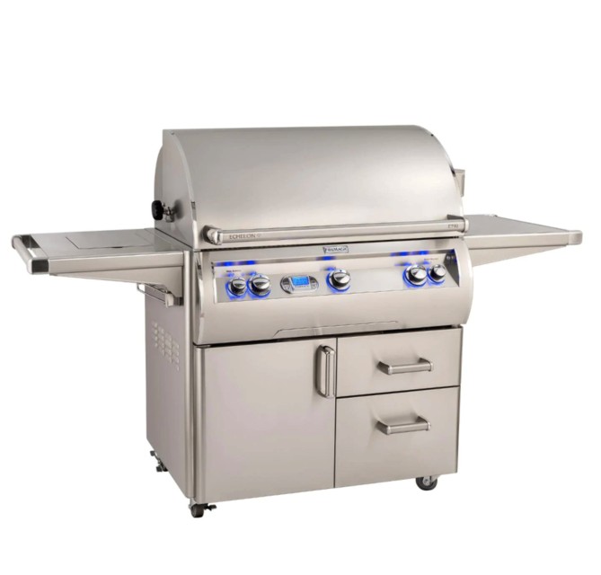 Fire Magic Echelon Diamond E790S 36-Inch Propane Gas Grill W/ Side Burner, Rotisserie, & Digital Thermometer - E790S-8E1P-62 - Fire Magic Grills