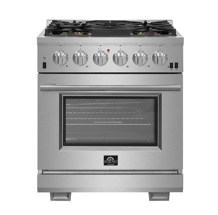 Forno 30" Capriasca Titanium Gas Range Oven 100,000 BTUs - FFSGS6260-30