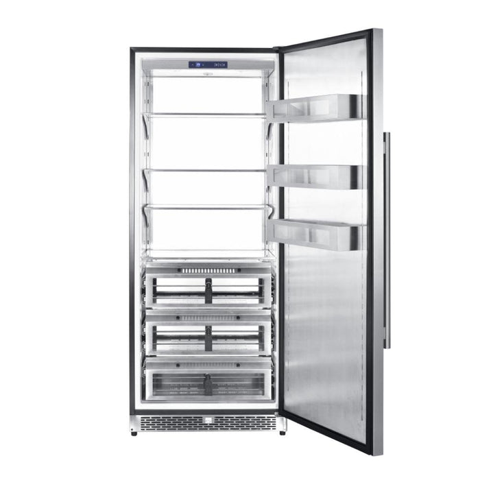 Forno 30" Colone 14.6 Cu. Ft. Pro-Style Refrigerator in Stainless Steel - FFRBI1821-30S