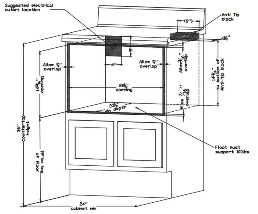 Forno 24-Inch 1.2 cu. ft. Microwave Drawer in Stainless Steel (FMWDR3000-24)