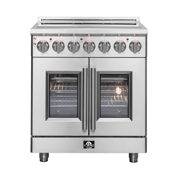 FORNO Massimo 30" Freestanding French Door Electric Range - FFSEL6955-30