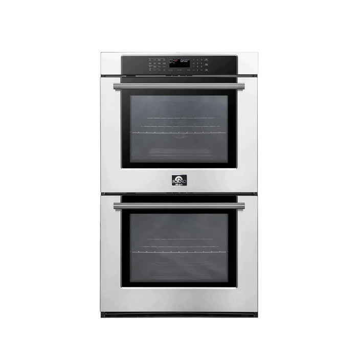 Forno Villarosa 30" Convection Double Electric Wall Oven in Stainless Steel - FBOEL1365-30